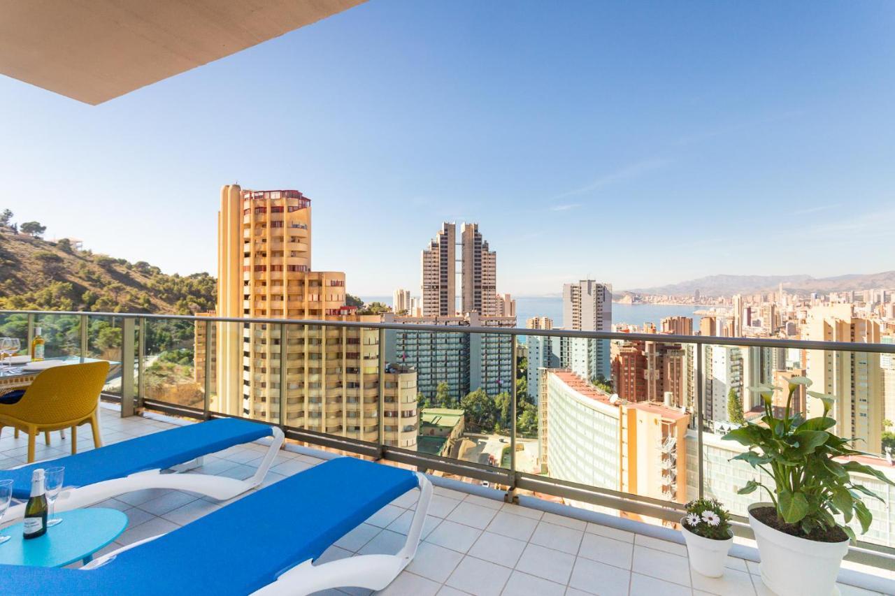 Skyline 10 Gran Terraza Privada Con Vistas Espectaculares Διαμέρισμα Μπένιντορμ Εξωτερικό φωτογραφία